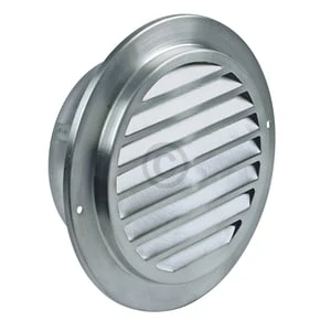 Lüftungsgitter 100erR Edelstahl Gebürstet, Mit Netz 4 Lüftungsgitter 100erR Edelstahl Gebürstet, Mit Netz - Image 2