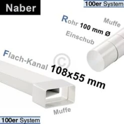 Kanal 100erF Naber 1m, 108x55mm Mit Muffe 4011005 6 Kanal 100erF Naber 1m, 108x55mm Mit Muffe 4011005 -Hausgeräte Verkauf ec9f8eb266214a4daa08704e2fec48ebc252Fd252Fc252F5252Fcdc5ff83bda07b454581e7cd1fc5affe75819d4f image 2 url 366778